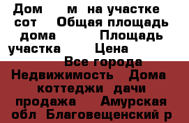 9 Дом 100 м² на участке 6 сот. › Общая площадь дома ­ 100 › Площадь участка ­ 6 › Цена ­ 1 250 000 - Все города Недвижимость » Дома, коттеджи, дачи продажа   . Амурская обл.,Благовещенский р-н